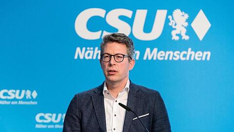 Markus Blume, CSU-Generalsekretär, spricht.