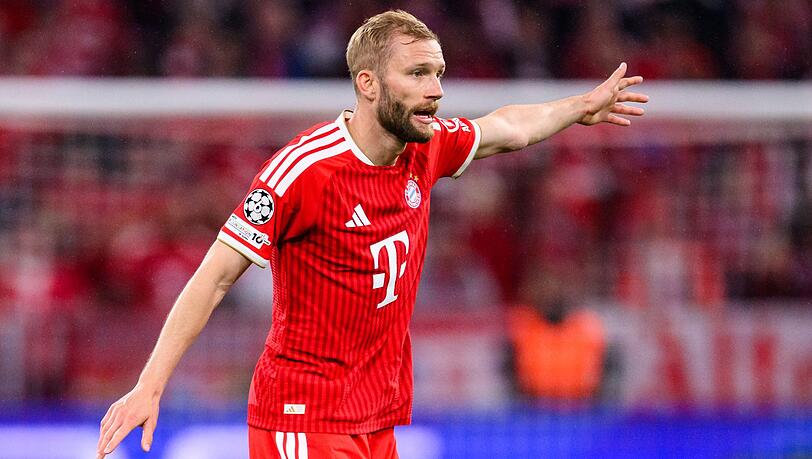 Konrad Laimer hat sich mit dem FC Bayern auf eine Verlängerung geeinigt. (Archivbild) Konrad Laimer hat sich mit dem FC Bayern auf eine Verlängerung geeinigt. (Archivbild)