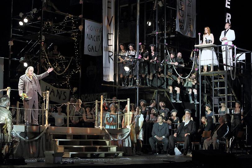 Richard Wagners "Die Meistersinger von Nürnberg" in der Inszenierung von David Bösch im Nationaltheater.