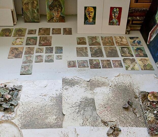 Das Atelier von Marta Fischer.