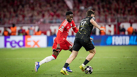 Verletzte sich gegen Paris Saint-Germain: Alphonso Davies.