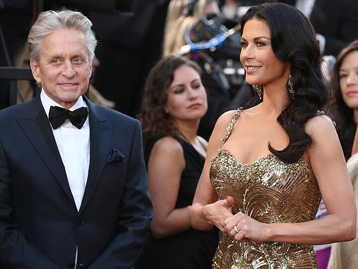 Zeta-Jones und Douglas bei den Oscars 2013