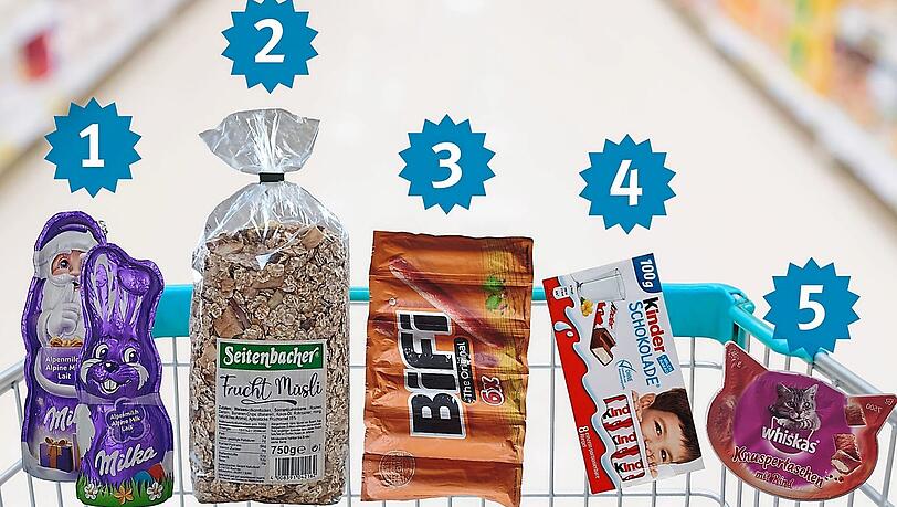 Diese fünf Produkte landen bei vielen im Einkaufskorb, aber Verbraucherschützer schlagen Alarm.