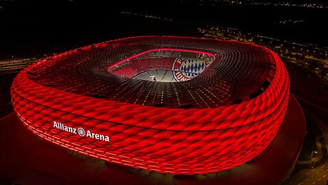Das Prunkstück des FC Bayern: Die Allianz Arena.
