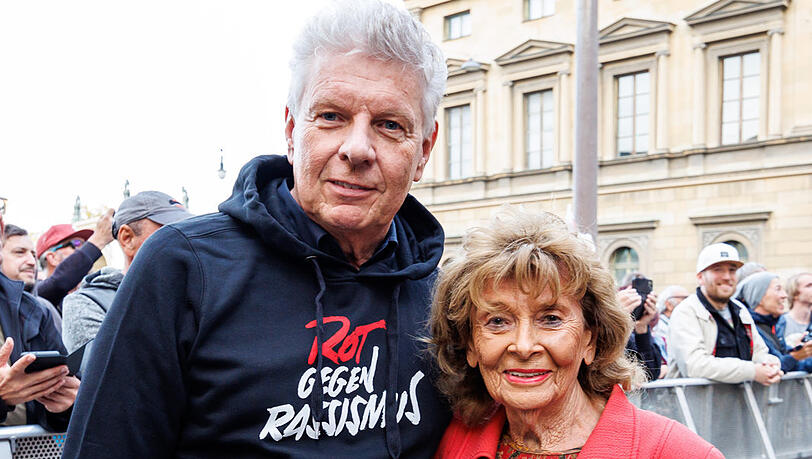 Dieter Reiter mit Charlotte Knobloch. Dieter Reiter mit Charlotte Knobloch.