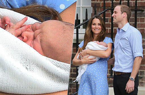Royales Babyglück: Kate und William zeigen der Weltöffentlichkeit ihren Sohn.