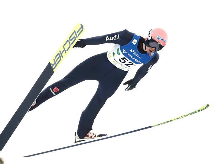 Karl Geiger kam am Kulm auf den vierten Platz.