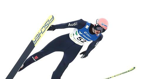 Karl Geiger kam am Kulm auf den vierten Platz.