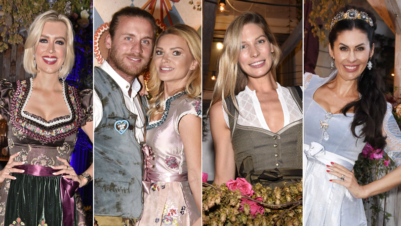 Auch ohne die Wiesn feiern die Münchner Promis den Almauftrieb bei Käfer. Auch ohne die Wiesn feiern die Münchner Promis den Almauftrieb bei Käfer.