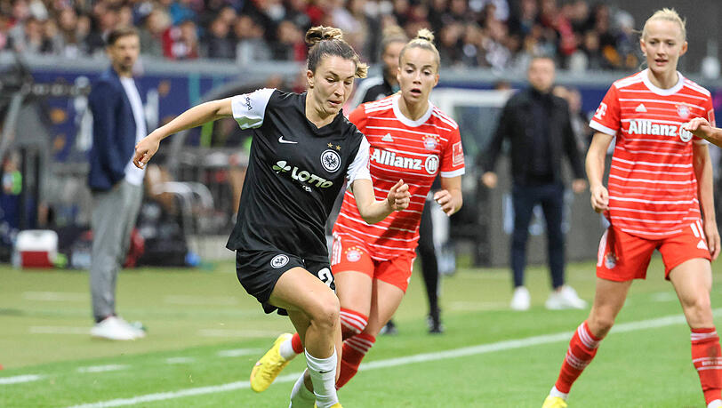 Barbara Dunst trifft am Samstag mit Eintracht Frankfurt auf die Bayern-Frauen.