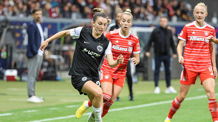 Barbara Dunst trifft am Samstag mit Eintracht Frankfurt auf die Bayern-Frauen.