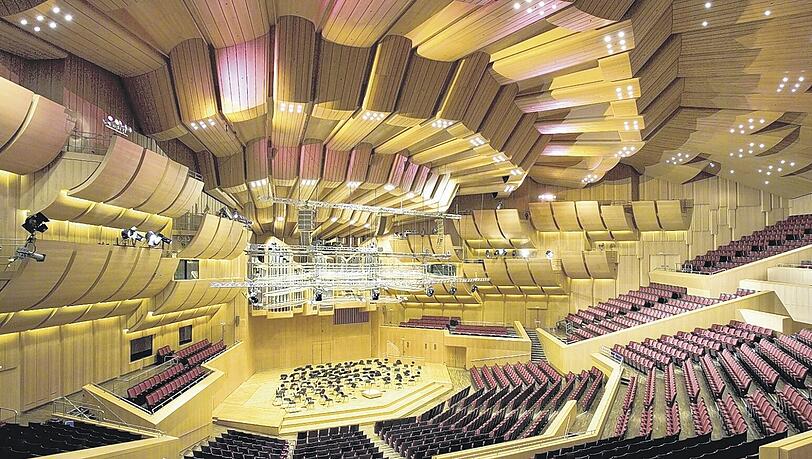Kulturkoloss in Haidhausen: Der Gasteig im Abendlicht. Kulturkoloss in Haidhausen: Der Gasteig im Abendlicht.