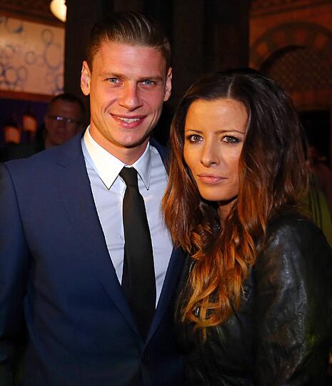 Die Piszczeks können auch schick: Ewa und BVB-Verteidiger Lukasz.