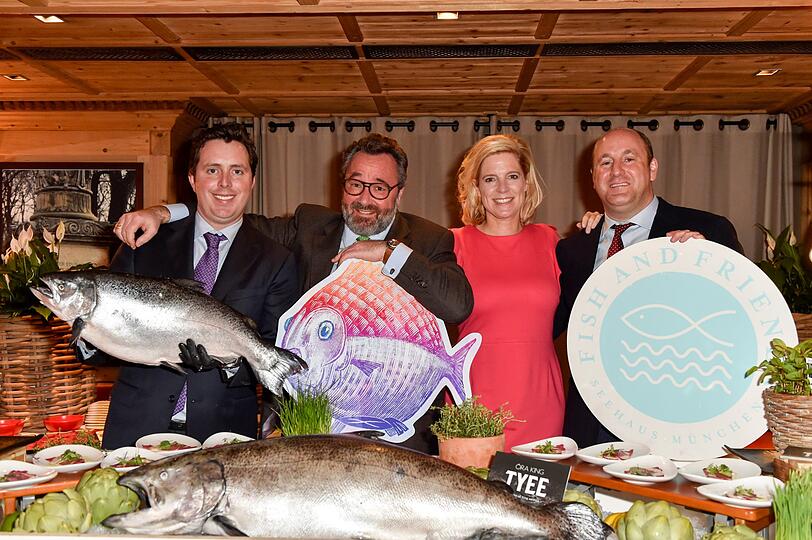 Toni Graf von Faber Castell, Stephan Kuffler, Daisy Rosemeyer und Sebastian Kuffler