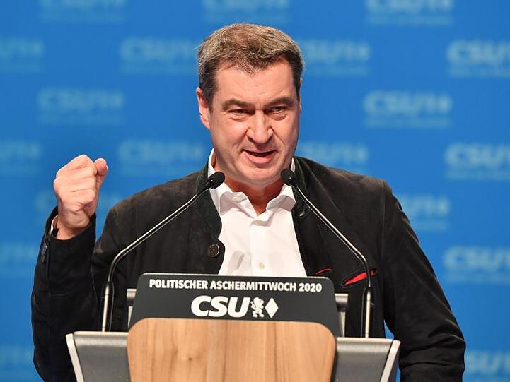 Markus Söder (CSU), Ministerpräsident von Bayern, spricht bei einer Veranstaltung. Foto: Peter Kneffel/dpa