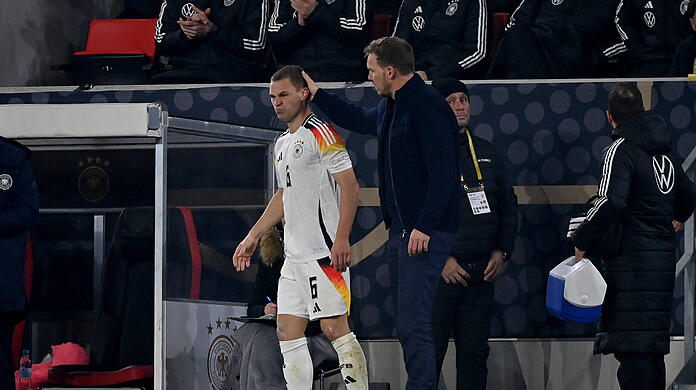 Joshua Kimmich musste gegen Bosnien-Herzegowina angeschlagen ausgewechselt werden.
