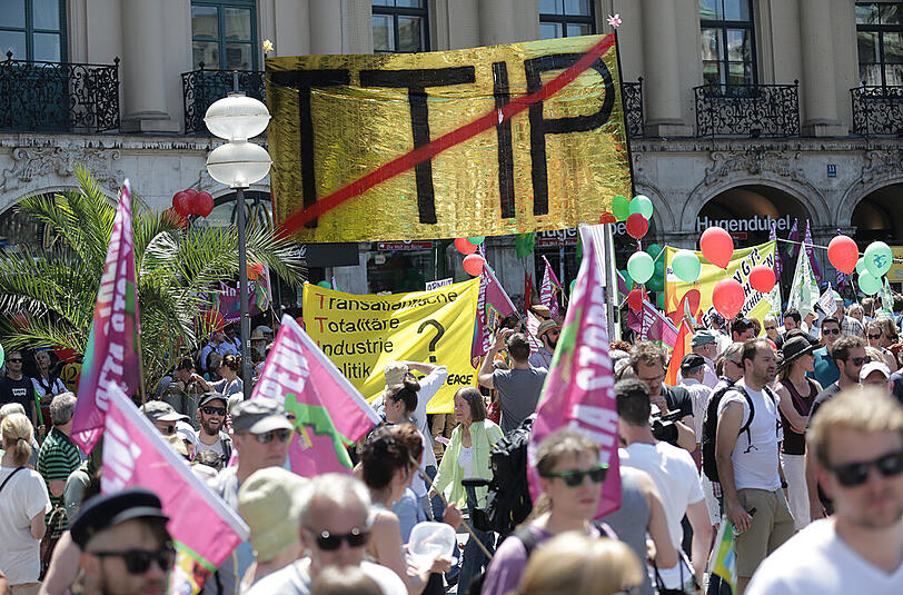 Großdemonstration in München gegen den G7-Gipfel: Die Bilder von der Protestkundgebung.