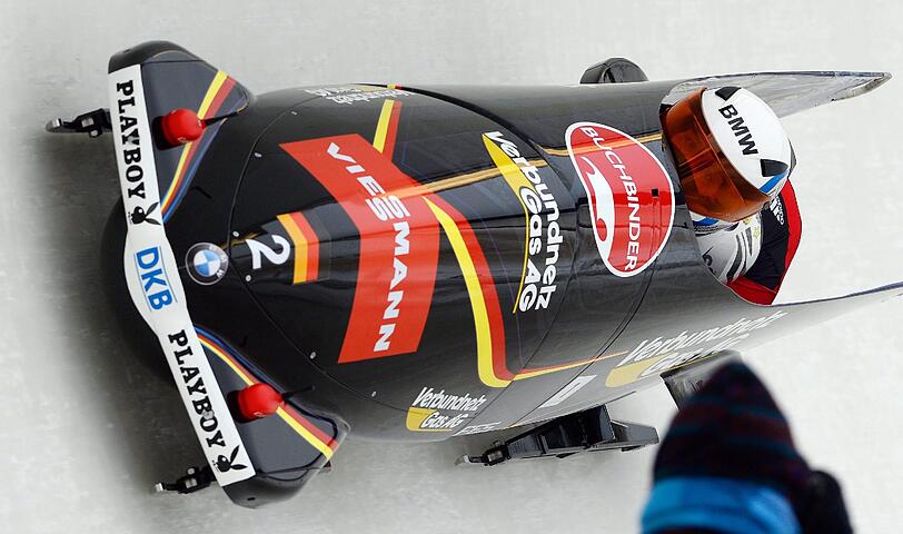 Auch die Bobfahrer enttäuschen und fahren ohne Medaille nach Hause.