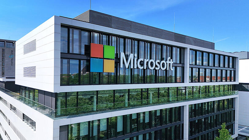 Der Hauptsitz der Microsoft Deutschland GmbH in München. Der Hauptsitz der Microsoft Deutschland GmbH in München.
