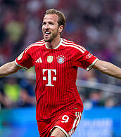 Tormaschine des FC Bayern: Harry Kane. Tormaschine des FC Bayern: Harry Kane.