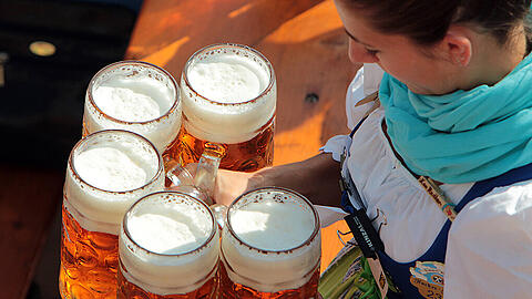 Die Maß auf der Wiesn muss man sich leisten können.