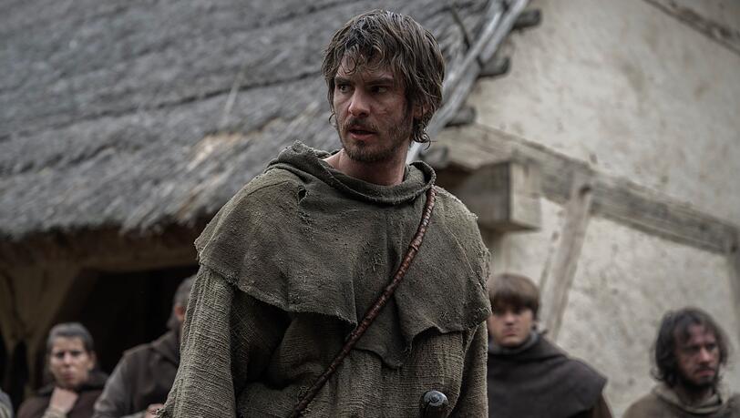 Der Hollywood-Schauspieler Andrew Garfield drehte im Fr&auml;nkischen Freilandmuseum in Bad Windsheim f&uuml;r den Historienfilm "The Uprising &ndash; F&uuml;r die Freiheit". (Handout)