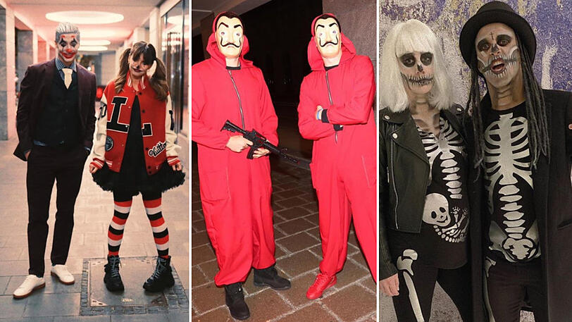 Kaum wiederzuerkennen: Die Bayern-Stars feierten am Mittwochabend im Münchner Club "Enter the Dragon" Halloween.