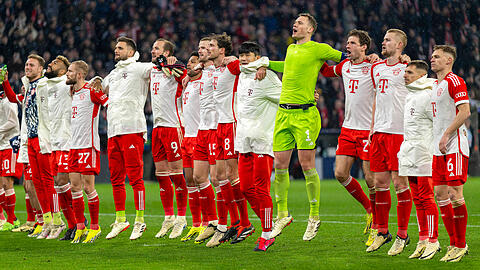 Durch den 3:0-Erfolg gegen Lazio Rom qualifizierten sich die Bayern für das Viertelfinale der Champions League.