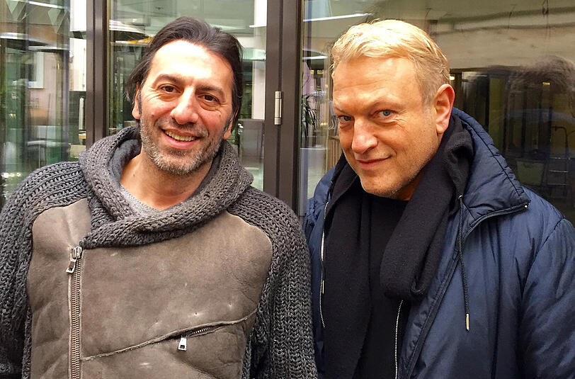 Zwei Nightlife-Experten: Ugo Crocamo (l.) und sein neuer Betriebsleiter für die &bdquo;Tresor Lounge&ldquo;, Norbert Schmitz.