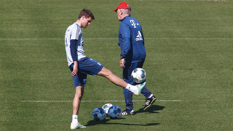 Thomas Müller (v.) und Hermann Gerland.