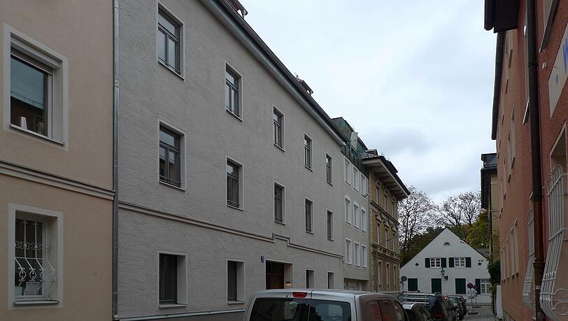 Nachher: Die neue Fassade der Wagnerstraße 3. Nachher: Die neue Fassade der Wagnerstraße 3.