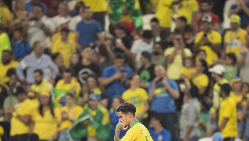 Brasiliens Philippe Coutinho feiert sein Tor zum 2:0. Foto: Lucas Figueiredo/CBF Official/dpa Brasiliens Philippe Coutinho feiert sein Tor zum 2:0. Foto: Lucas Figueiredo/CBF Official/dpa