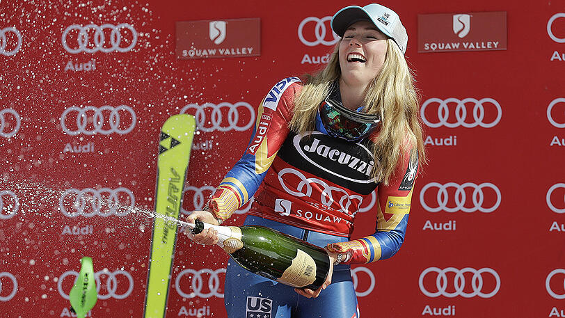 Ist Mikaela Shiffrin (USA, Foto) im Gesamtweltcup noch einzuholen? Ihr Vorsprung auf Ilka Stuhec (Slowenien) beträgt 378 Punkte.