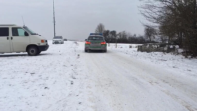 Die Polizei hat keine Hinweise auf ein Gewaltverbrechen.