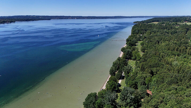 Normalerweise Erholung pur: Blick von oben auf den Starnberger See. Normalerweise Erholung pur: Blick von oben auf den Starnberger See.