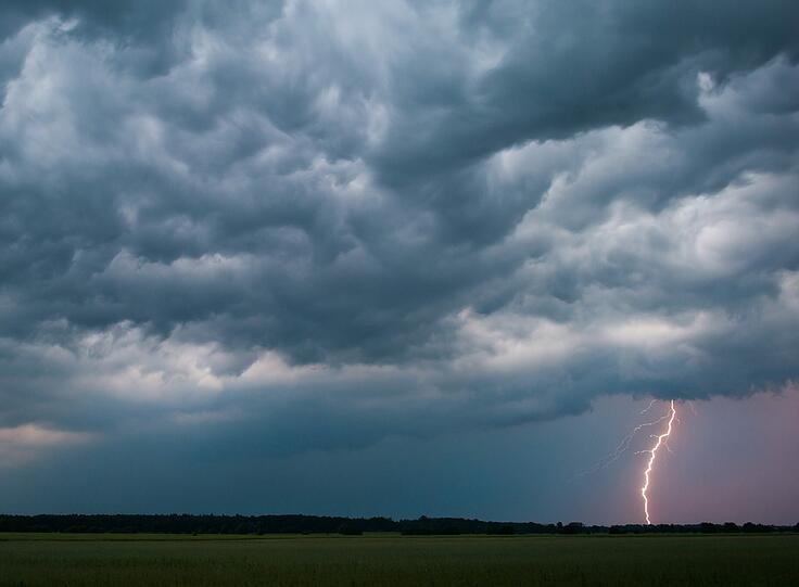 Unwetter, Gewitter, Sturm und Hagel über Deutschland: Die Bilder vom Hitze-Gewitter in der Nacht zum Freitag