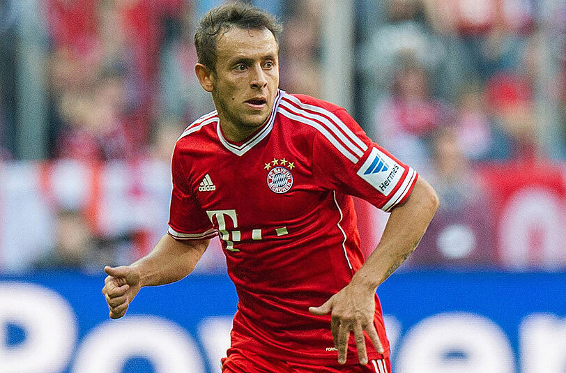 Rafinha - der Außenverteidiger machte gegen Braunschweig sein 50.Bundesligaspiel für den FC Bayern.