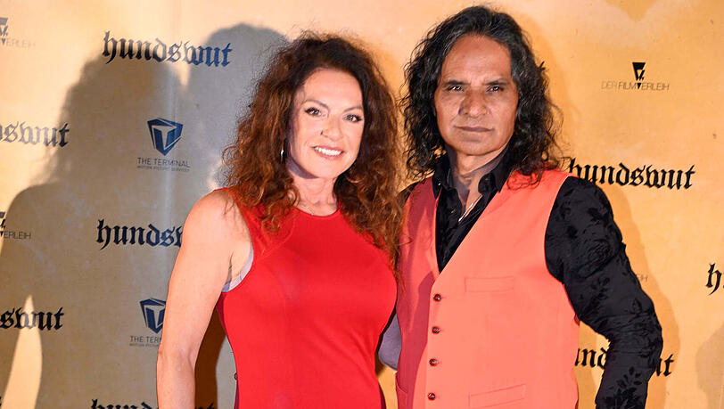Christine Neubauer und Jose Campos bei der München-Premiere von "Hundswut" im Mathäser Filmpalast. Christine Neubauer und Jose Campos bei der München-Premiere von "Hundswut" im Mathäser Filmpalast.