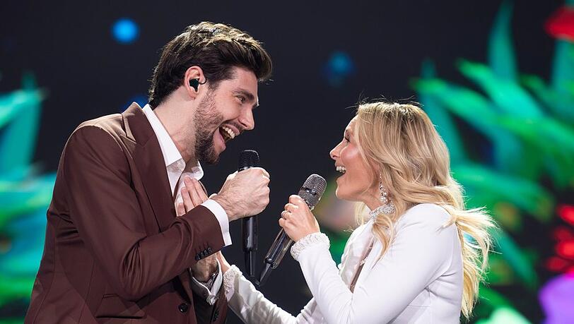 "Die Helene Fischer-Show": Alvaro Soler und Helene Fischer.