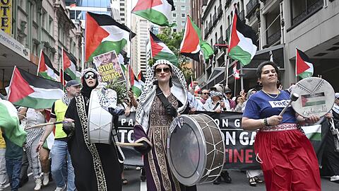 Es gab in der Vergangenheit auch propalästinensische Demonstrationen in Sydney. (Archivbild)