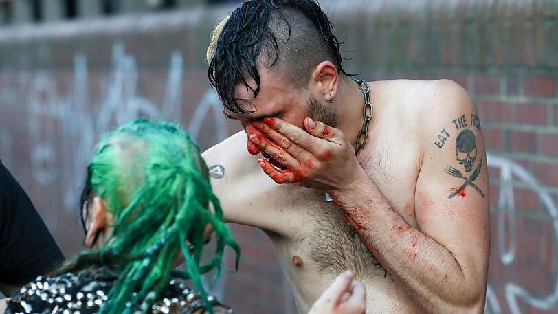 Auseinandersetzungen zwischen Polizei und Demonstranten: Die Lage in Hamburg eskalierte am Donnerstag.