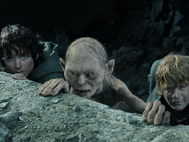 "Der Herr der Ringe": Frodo (l.) hat eine Mission zu erfüllen. Doch ist auch auf Gollum Verlass?