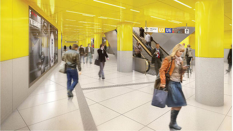 So soll's mal aussehen: Der komplettsanierte U-Bahnhof am Sendlinger Tor.