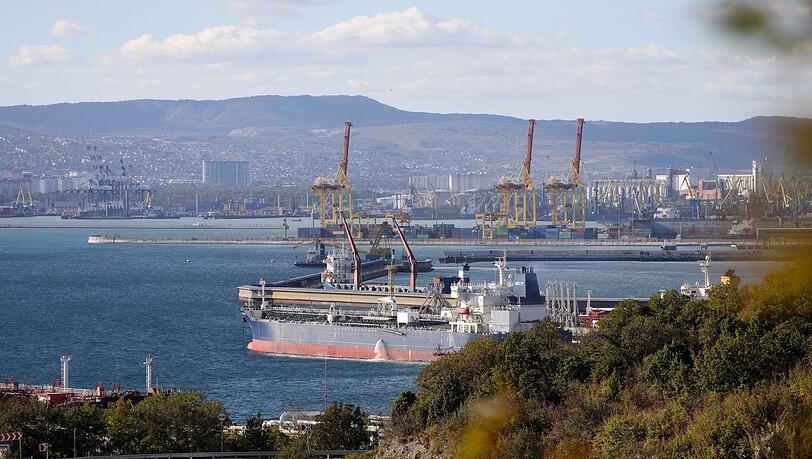 Der russische Schwarzmeerhafen Noworossijsk ist immer wieder Ziel ukrainischer Drohnenangriffe. (Archivbild)