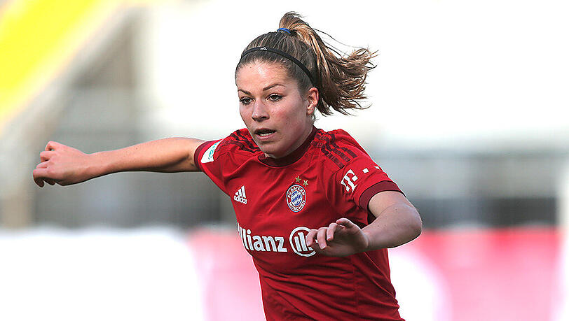 Traf in Edinburgh doppelt: Melanie Leupolz. Traf in Edinburgh doppelt: Melanie Leupolz.