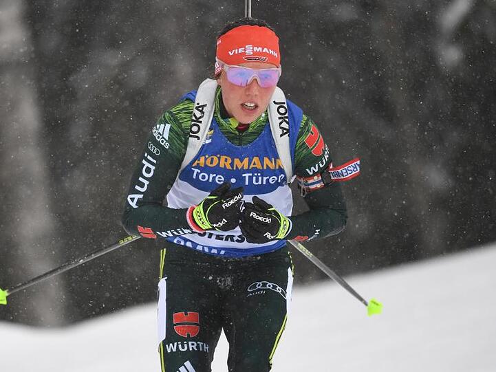 Laura Dahlmeier hat in diesem Jahr einen Massenstart gewonnen.