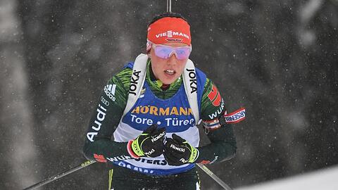 Laura Dahlmeier hat in diesem Jahr einen Massenstart gewonnen.