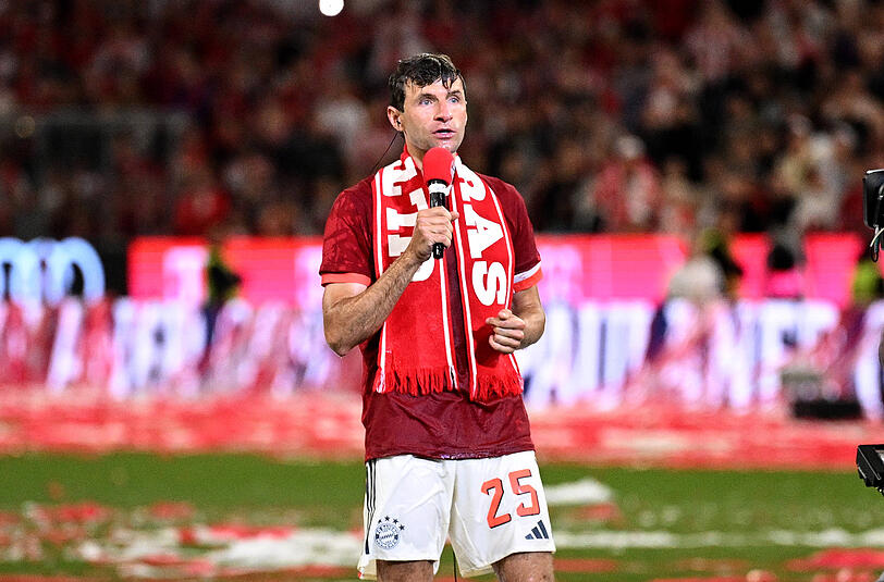Hielt eine emotionale Abschiedsrede: Thomas Müller.