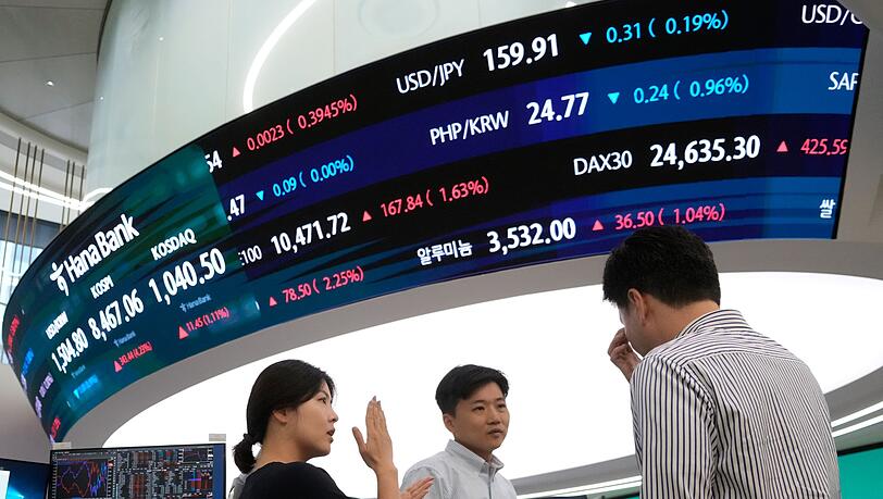 Die Börse in Seoul hat äußerst positiv auf das Rahmenabkommen zwischen dem Iran und den USA reagiert. Die Börse in Seoul hat äußerst positiv auf das Rahmenabkommen zwischen dem Iran und den USA reagiert.