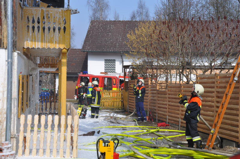 Wohnhausbrand in Eggenfelden: Die Bilder